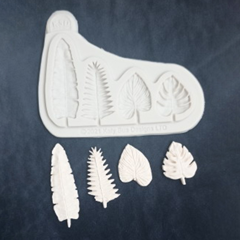 Kitchen Baking Unit - 4 Moules en Silicone en Forme