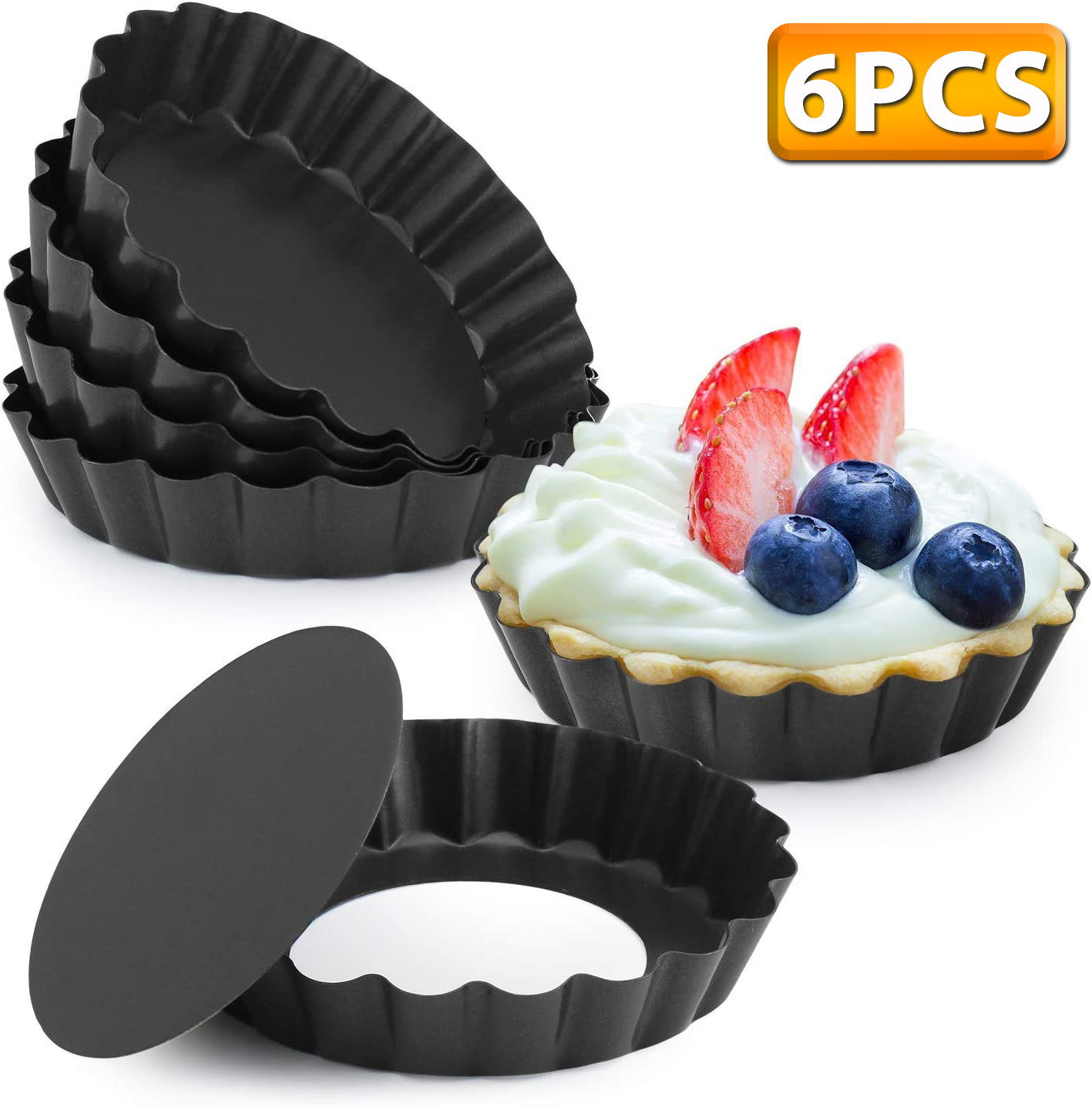 Muffin Tin Nonstick - Ensemble de mini poêles à tarte