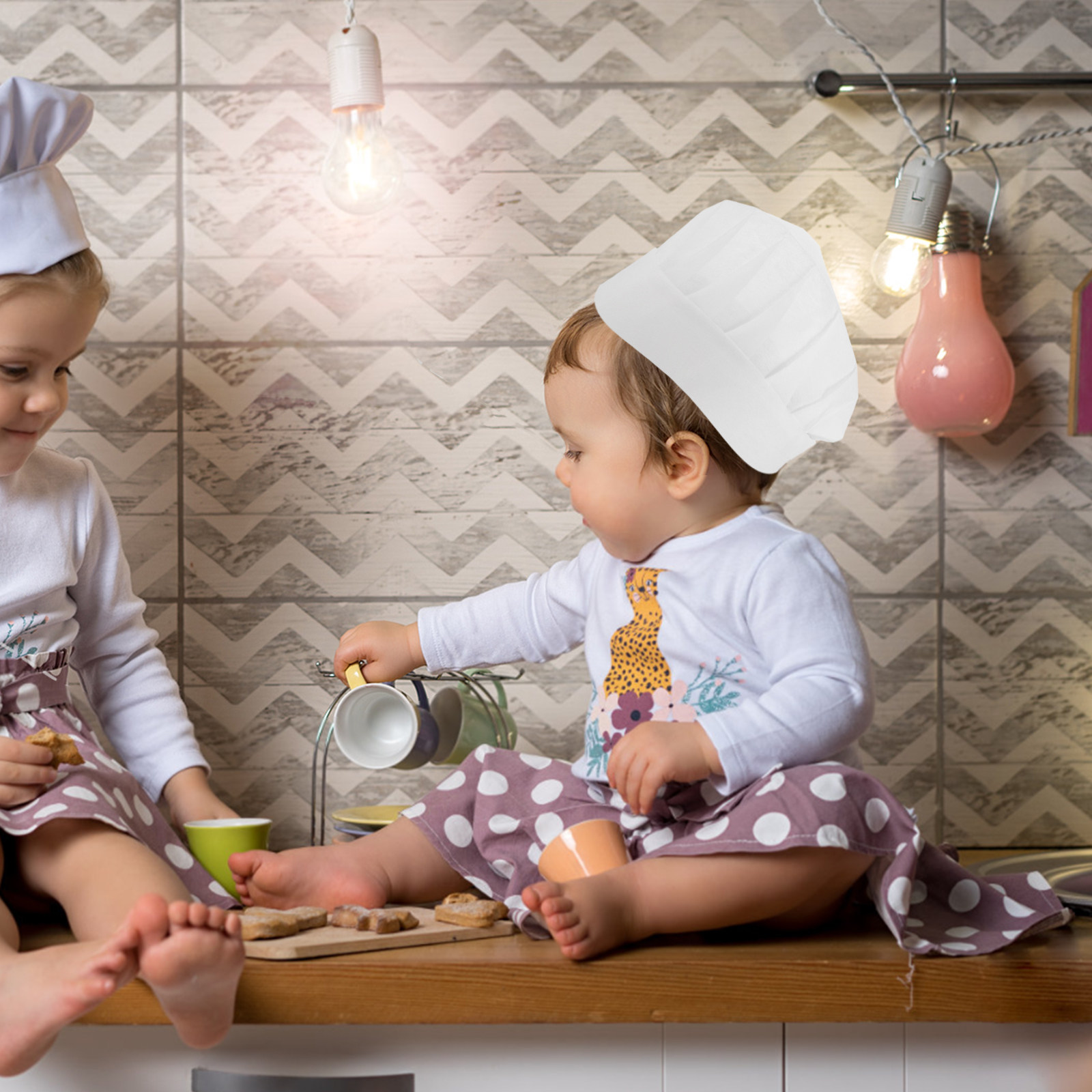 Baking In Kitchen - 15 chapeaux de chef jetables adaptés