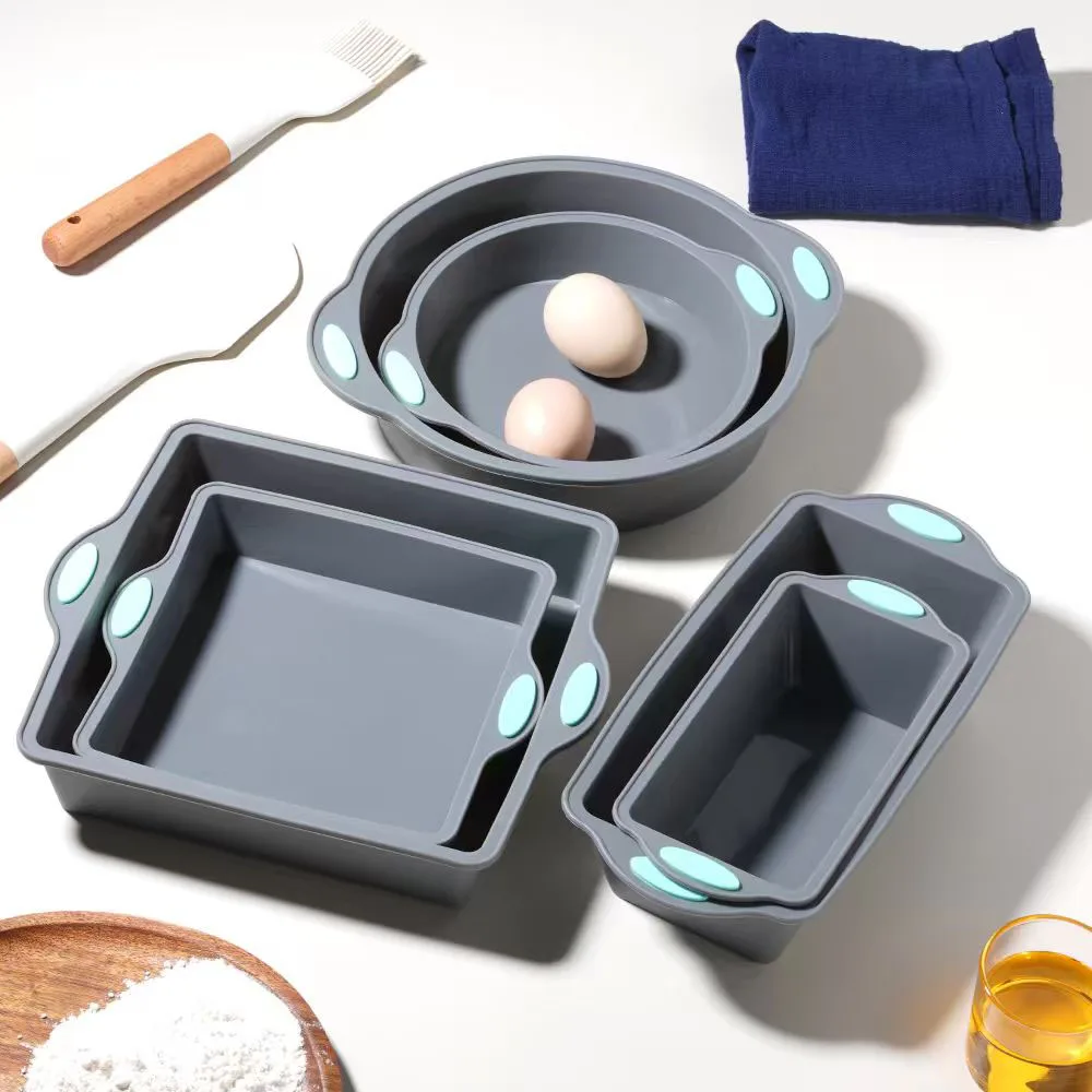 Kitchen Baking Ware - Moule à gâteau en Silicone gris