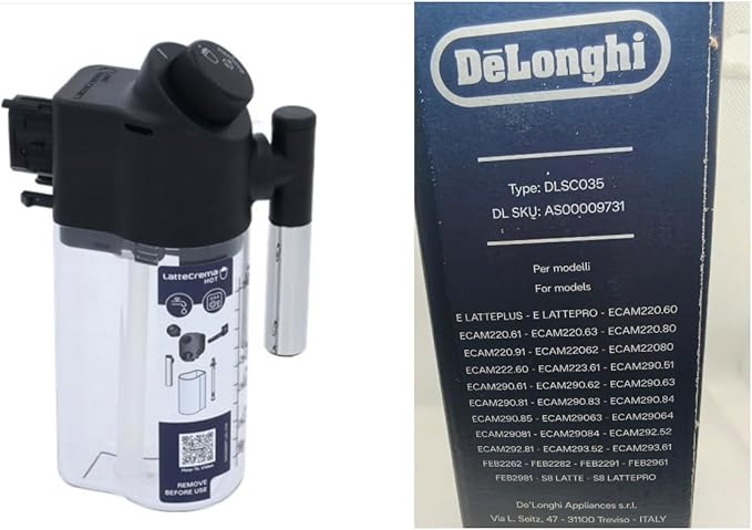 Delonghi Espresso Magnifica - DeLonghi Carafe à lait Récipient pour