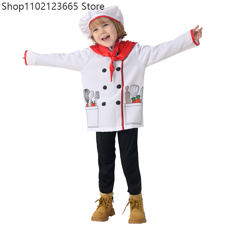 Kitchen Baking Unit - Enfant Garçons Filles Uniforme de Cuisine