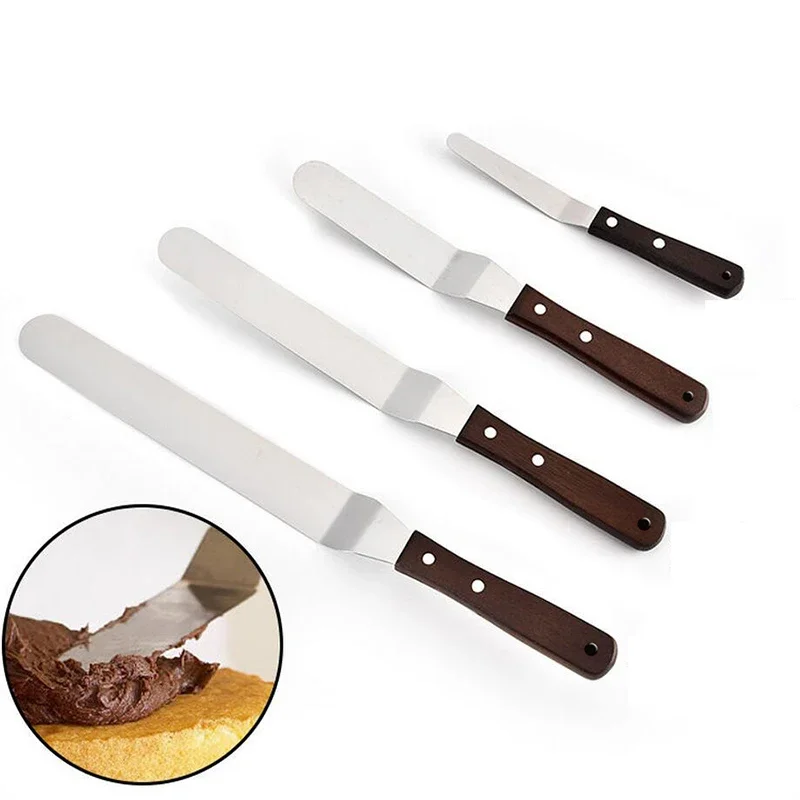 Offset Spatula Set - Spatule à gâteau en acier inoxydable,
