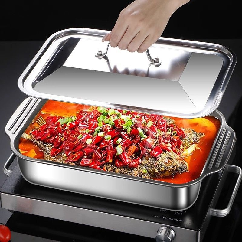Kitchen Baking Ware - Plat à pâtisserie profond en acier