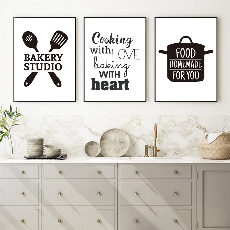 Kitchen Baking Wall Art - Tableaux et affiches décoratifs « Cuisiner