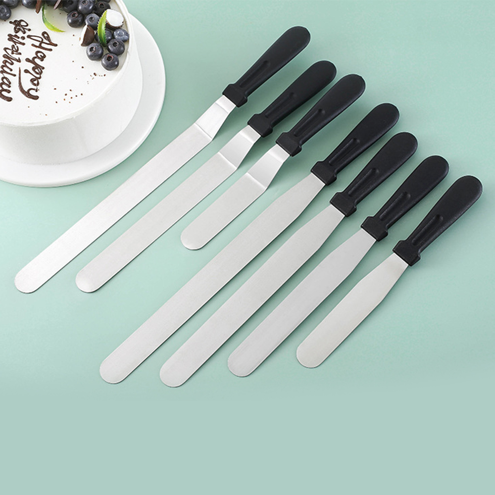 Offset Spatula Set - Grattoir à gâteau en acier inoxydable,