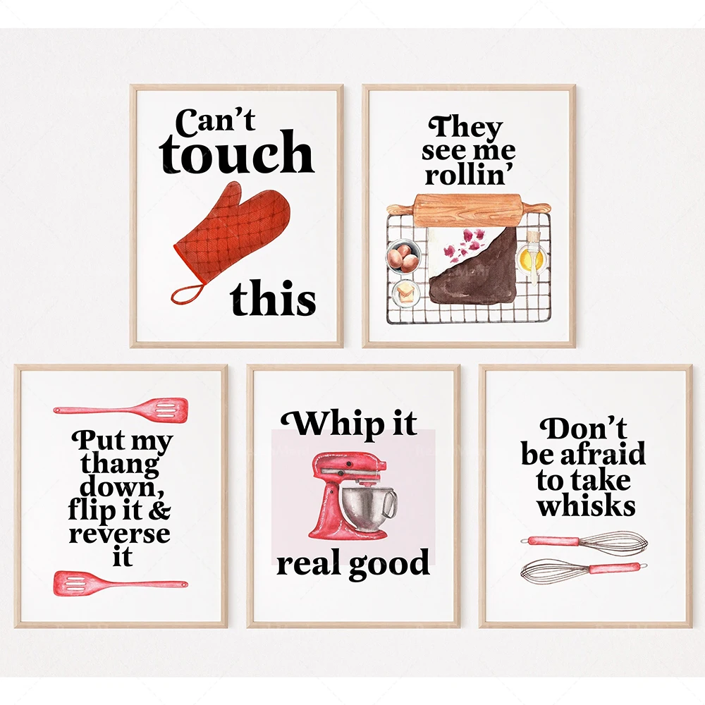 Affiches de citations de cuiss - Kitchen Baking Wall Art avis et prix