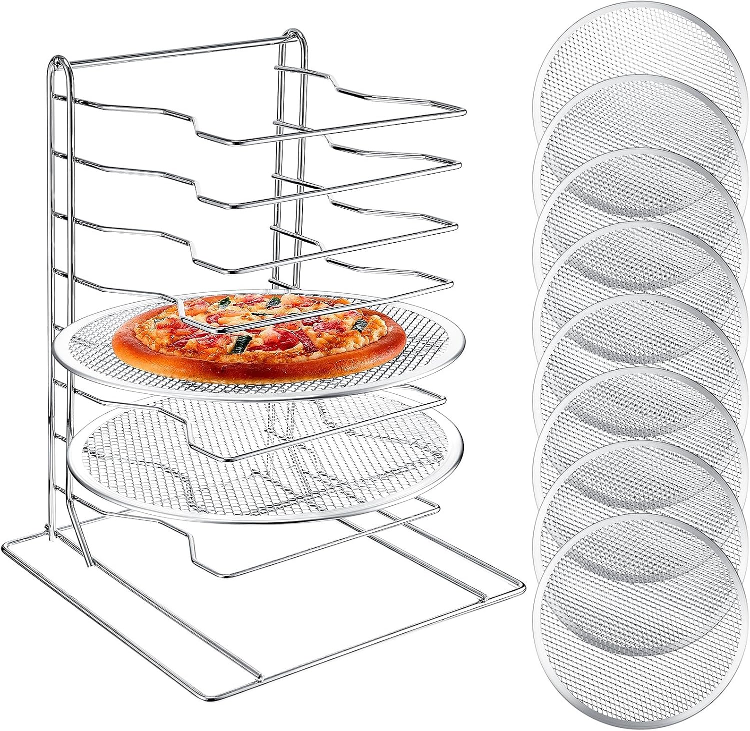 Étagère à pizza à 8 niveaux av - Kitchen Baking Ware avis et prix
