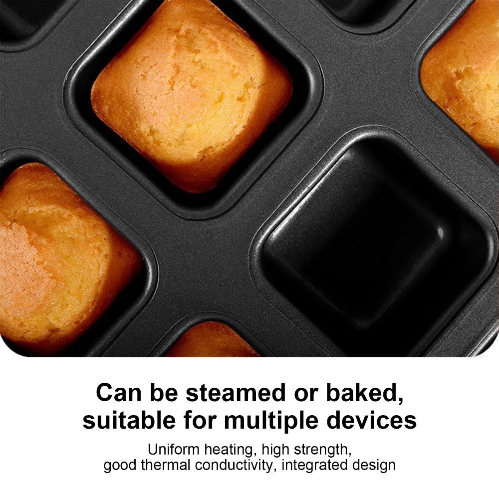 Moule à muffins carré 12 cavit - Muffin Tin Nonstick avis et prix