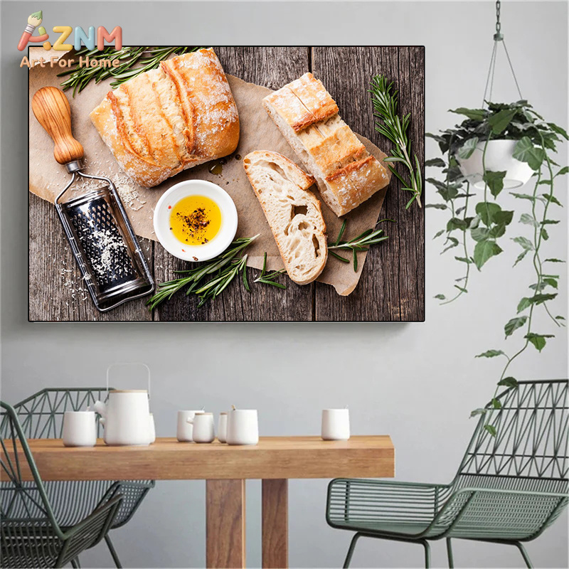 AZNM Tableau sur toile sans ca - Kitchen Baking Wall Art avis et prix