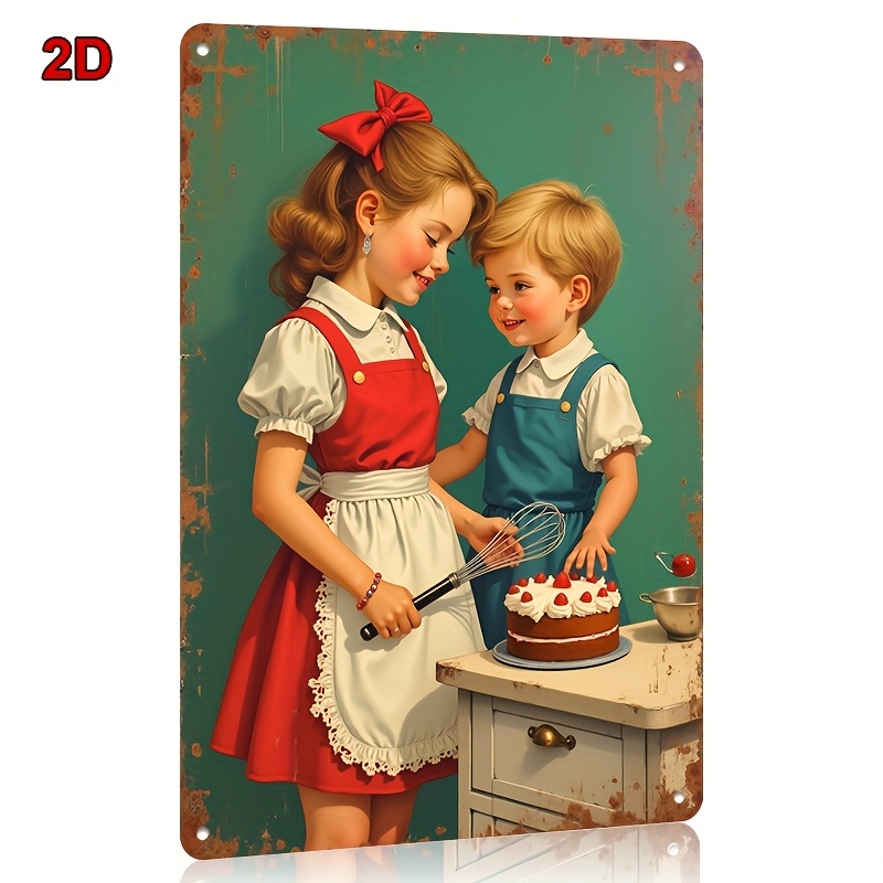 Plaque en métal 8x12 pouces, t - Kitchen Baking Wall Art avis et prix