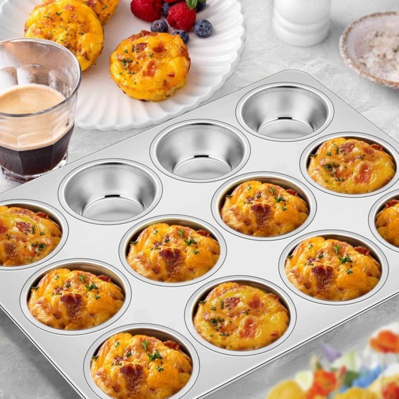 Moule à muffins en acier inoxy - Muffin Tin Nonstick avis et prix