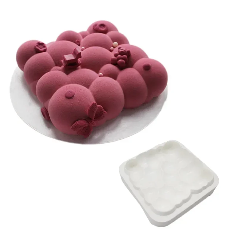 Moule à gâteau nuage carré 3D, - Kitchen Baking Ware avis et prix