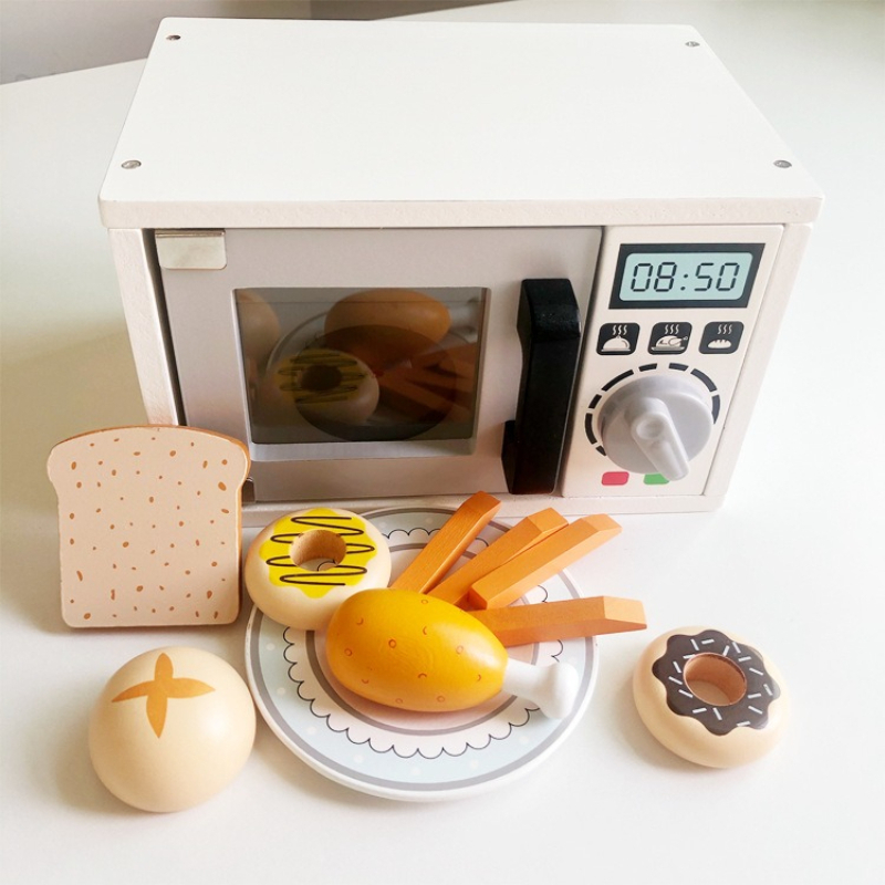 Four à micro-ondes en bois pou - Kitchen Kids Baking Set avis et prix