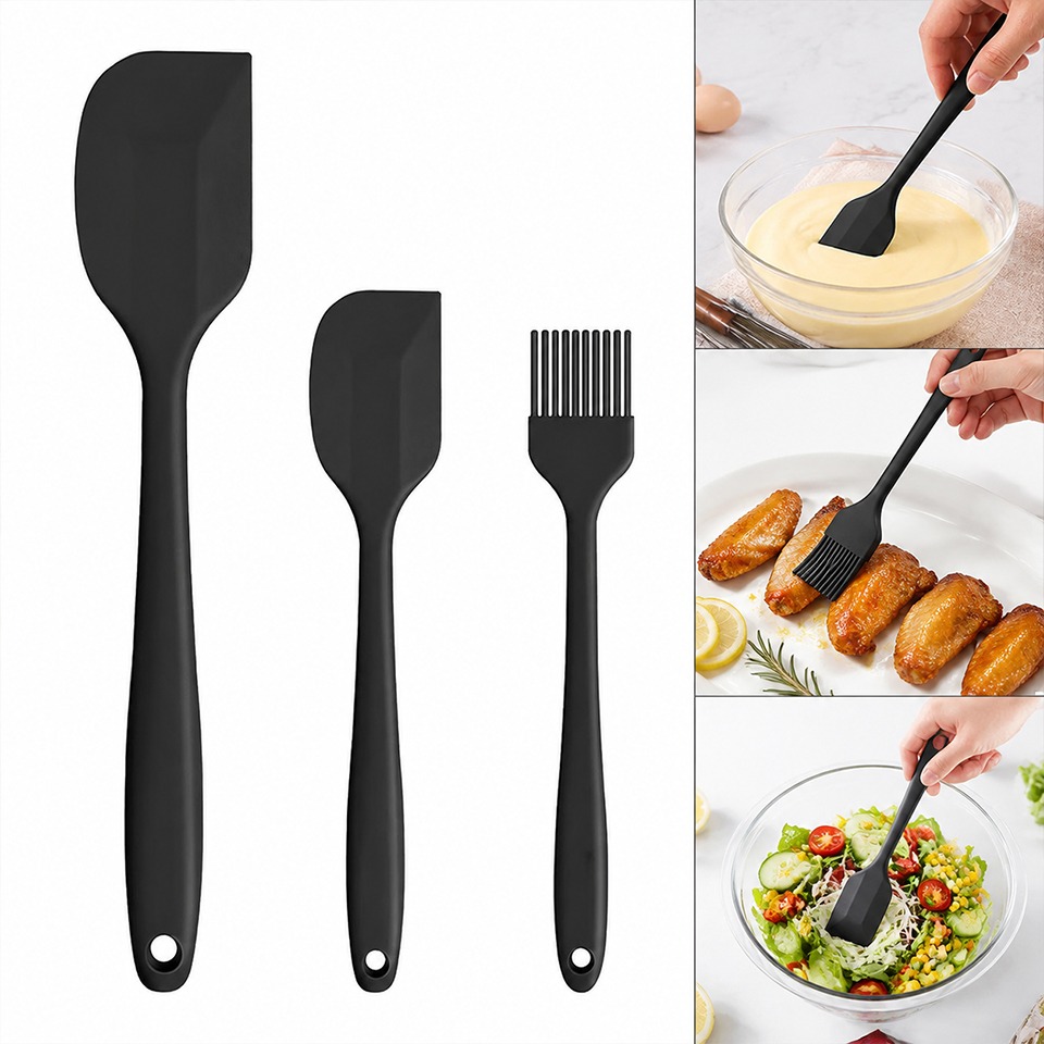 Lot de 3 spatules en silicone  - Bread Baking Kitchen Utensils avis et prix